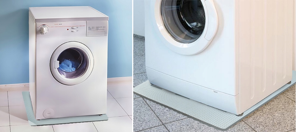 Коврик под стиральную машину: какая антивибрационная защита бывает?