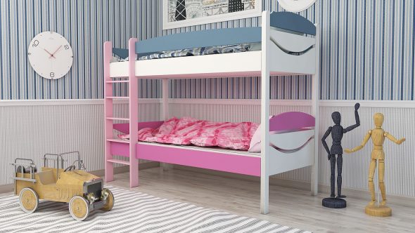 двухъярусная кровать для мальчика и девочки