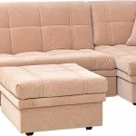 Угловой диван-кровать «Окланд» бежевый (ткань)