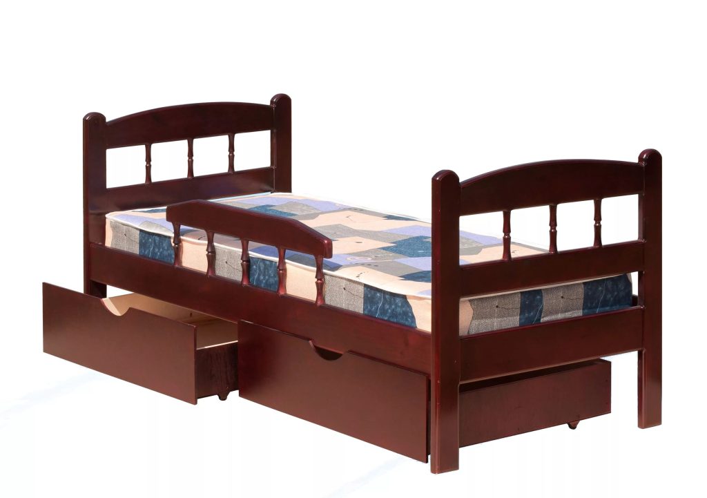 Детские кровати от 3 лет из дерева с бортами