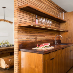 дизайнерский кухонный гарнитур из дерева