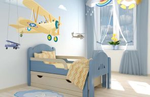 Раздвижная кровать для детской спальни