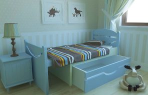 Раздвижная кровать для ребенка Ростушка