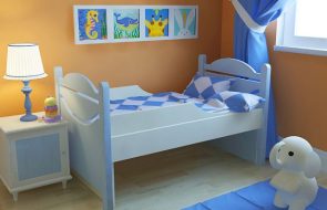 Раздвижная олноспальная кровать для детской спальни