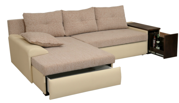 Большой раскладной угловой диван