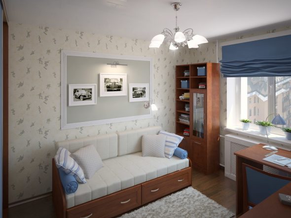 Заказать дизайн маленькой комнаты - Киев