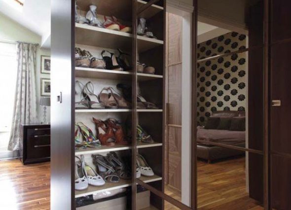 шкаф купе для обуви
