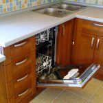 Корпус посудомоечной машины в кухонном гарнитуре