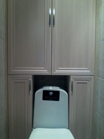 Шкаф в туалет из МДФ