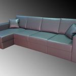 Угловой диван из экокожи на заказ
