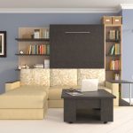 шкаф кровать-диван трансформер в дизайне комнаты