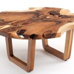 столы из среза дерева