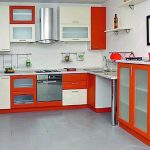Дизайн красной кухни