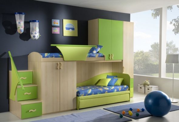 Фото дизайна комнаты для двух мальчиков