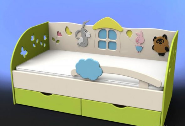 Кровати для детей от 2 лет