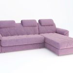 диван угловой фиолетового цвета