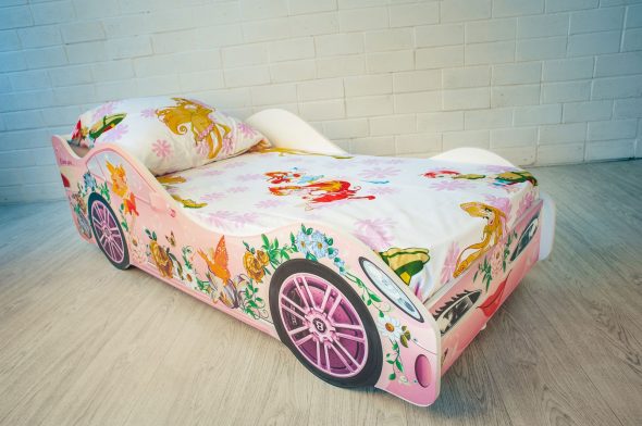кровать машина для девочки
