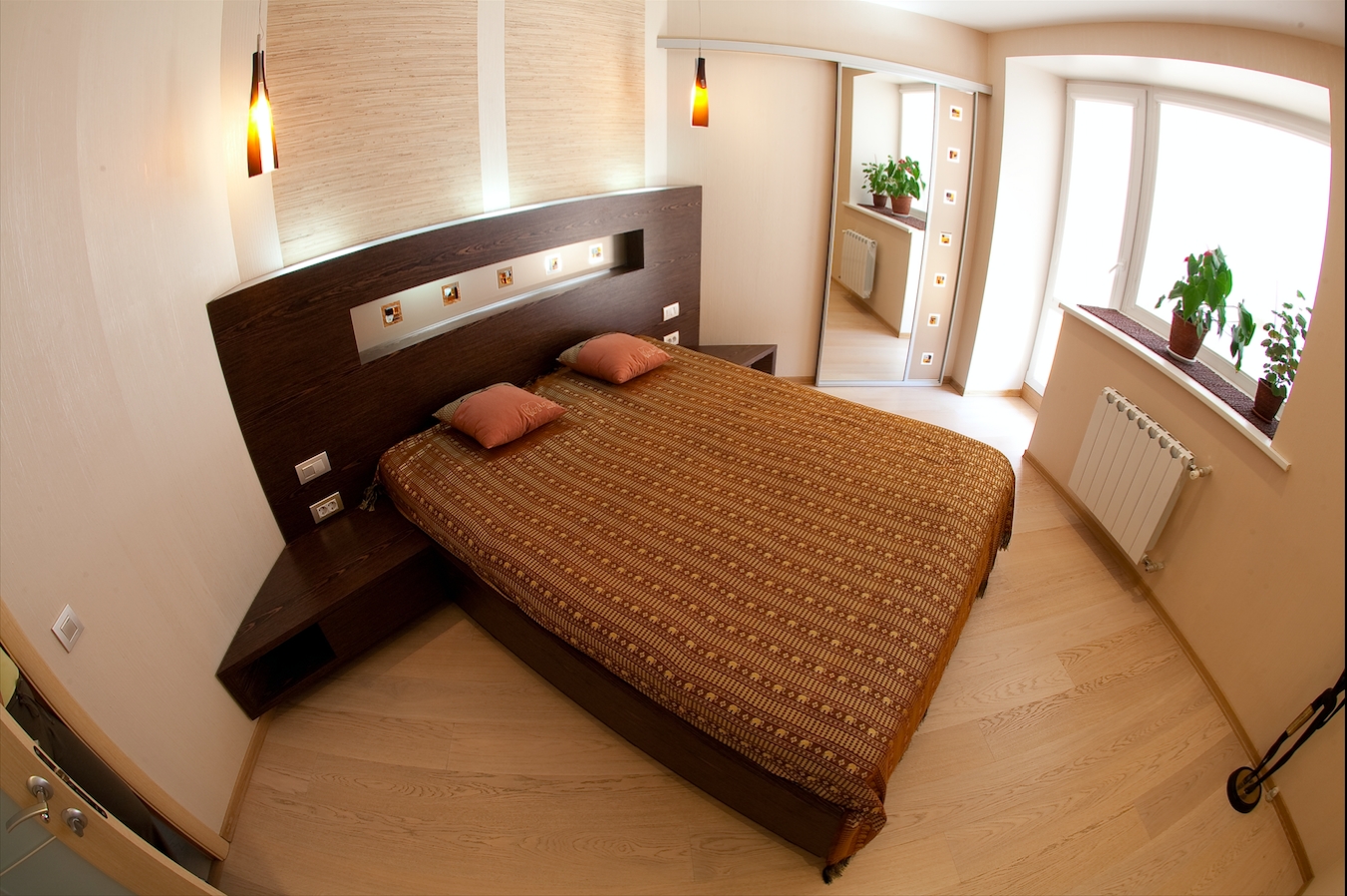 Комната с двуспальной кроватью
