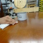 обработка мебели воском