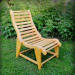 садовое кресло из дерева фото