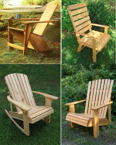 садовые кресла из дерева