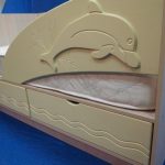 кровать дельфин с ящиками
