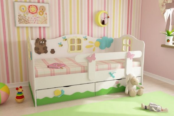 Кровать из ДСП для детей