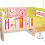 детская кровать с бортиками для девочки