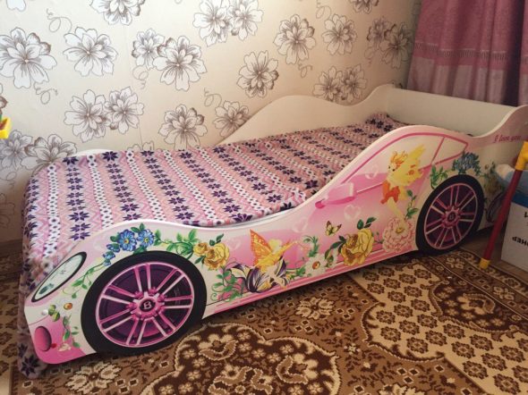 бельмарко кровать розовая