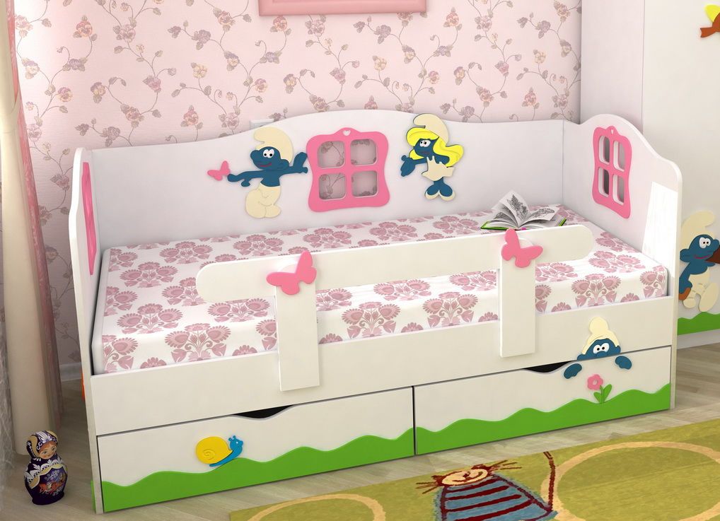 детские кровати с бортиками