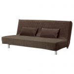 диван-кровать коричневого цвета