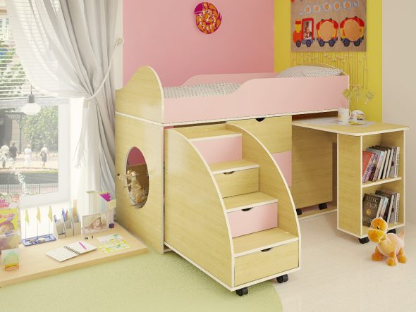кровать чердак для детей