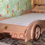 кровать детская автомобиль