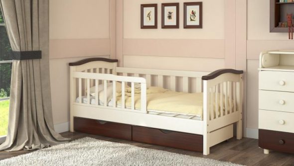 кровать деревянная детская