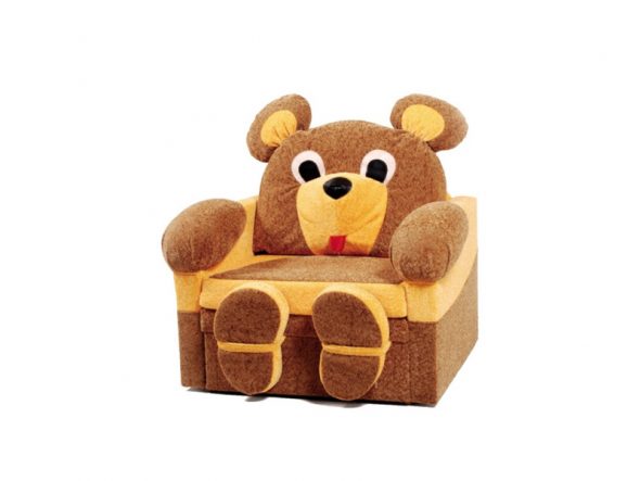 Детское кресло кровать мишка