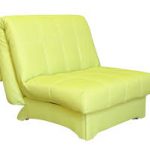 Кресло-кровать лимонного цвета
