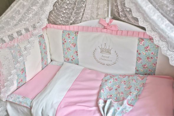 Сколько ткани нужно на бортики в кроватку?