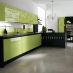дизайн кухни зеленый