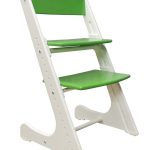 стул с зеленой вставкой