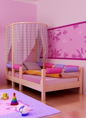 Детская кровать домик для девочки