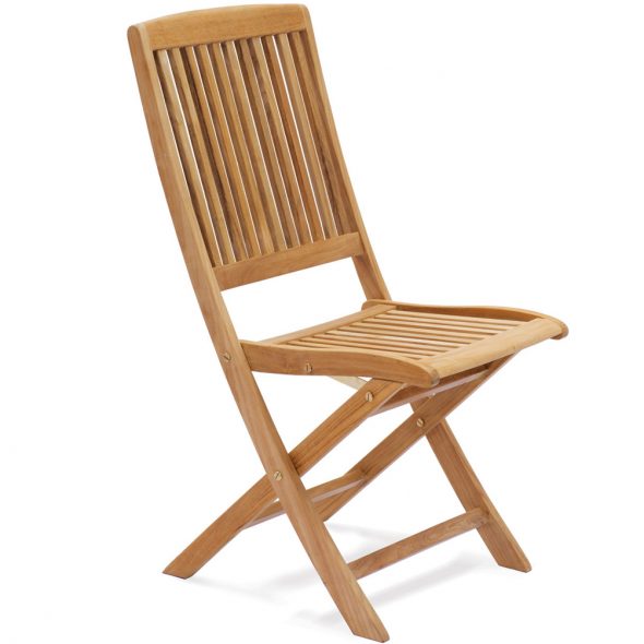 Деревянный стул без подлокотника складной