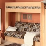 Двухъярусная кровать с диваном в детскую – гостиная и спальня вместе