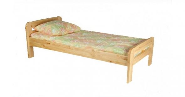 Кровать Бодо 90х200 из массива сосны