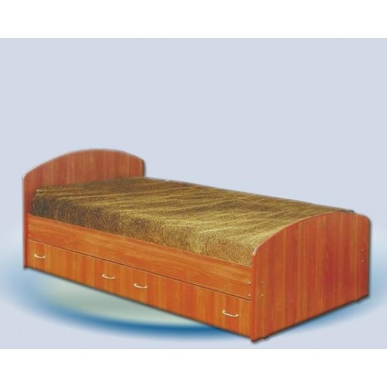 Кровать односпальная Мария с ящиками на направляющих