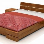Кровати деревянные с тумбами