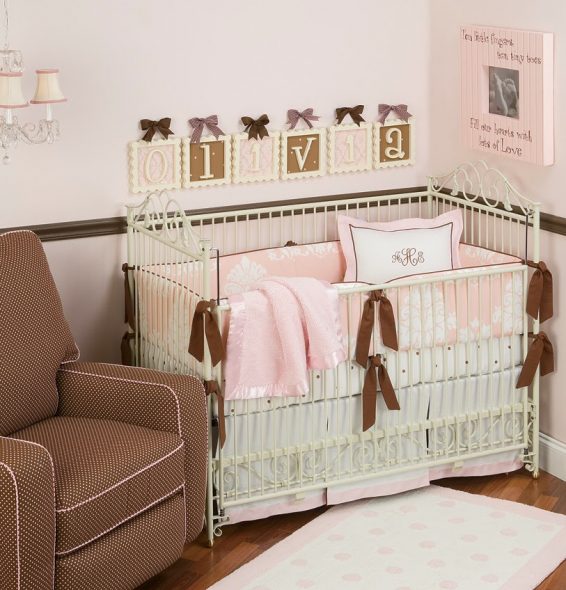 детские кроватки для девочек новорожденных