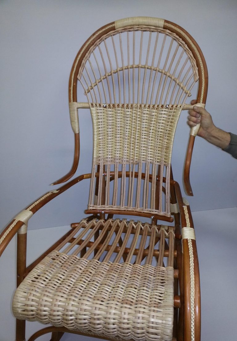 Плетение из ивы кресла качалки для начинающих пошагово