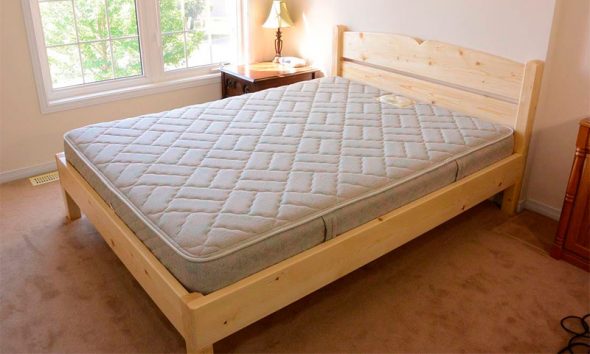 кровать двухспальная деревянная