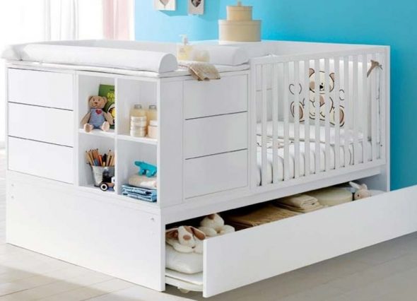 Кроватки для новорождённых с ящиками