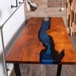 деревянный стол дизайнерский